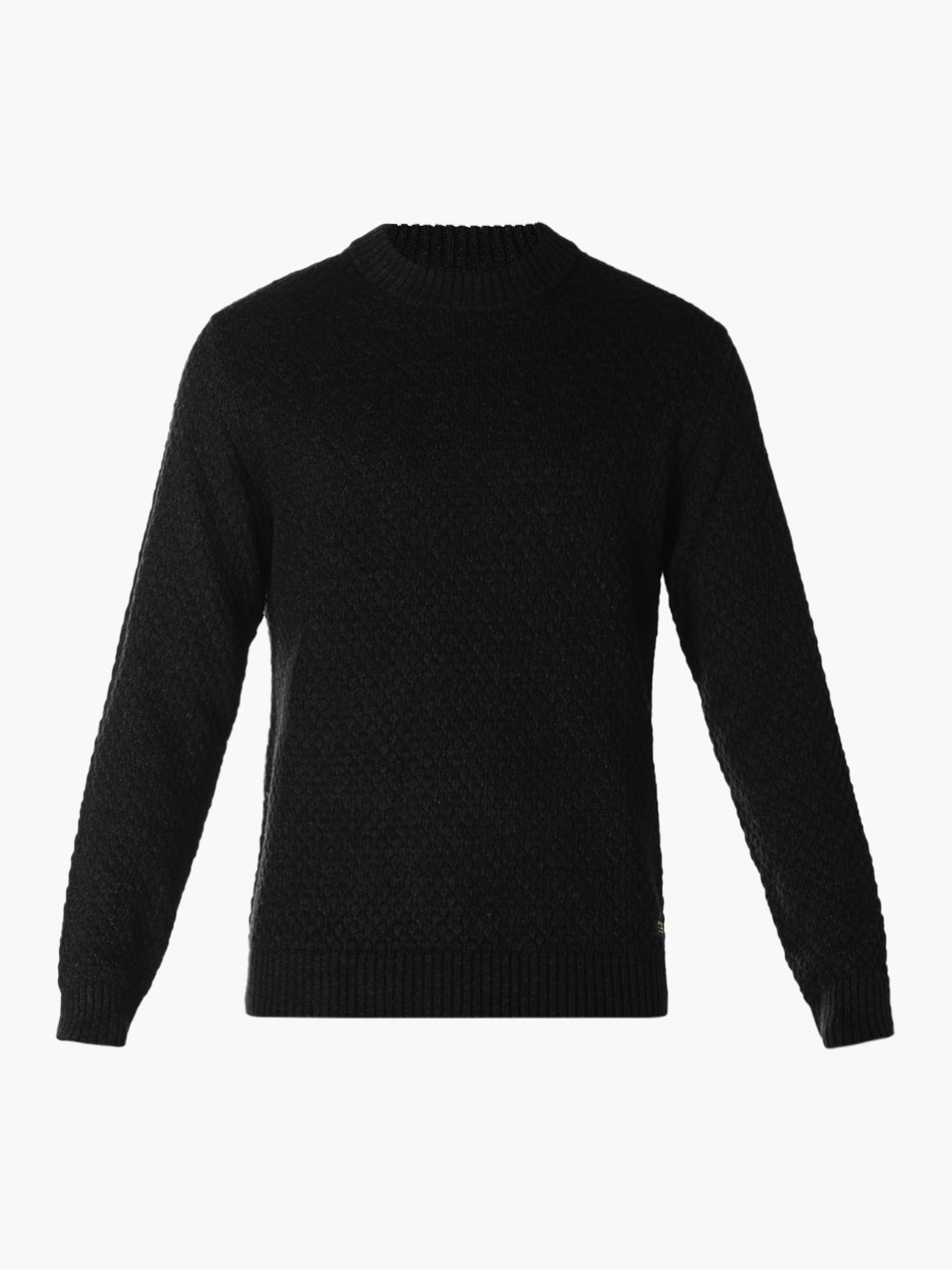 Dark Grey Textured Pullover