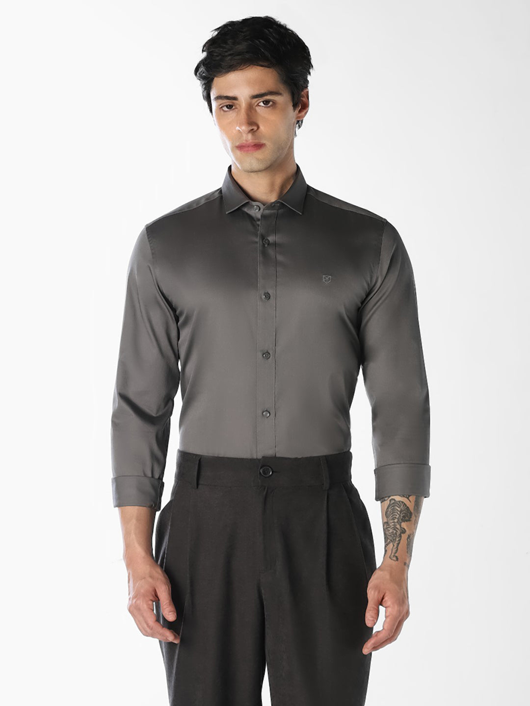 Cotton Twill Slim Fit Formal Shirt