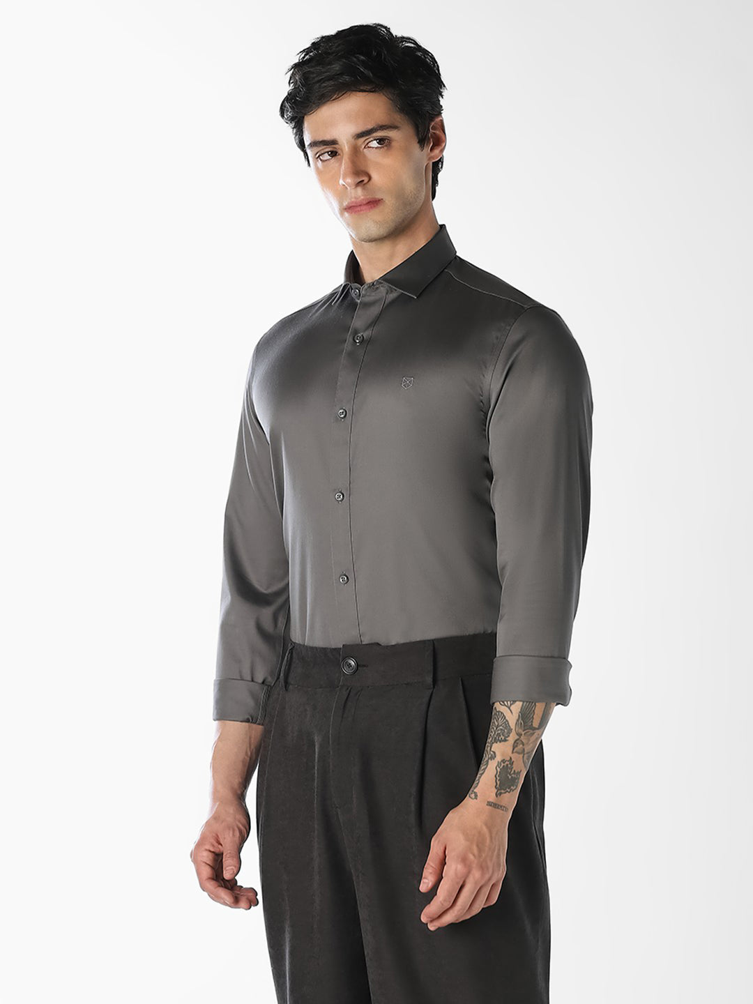 Cotton Twill Slim Fit Formal Shirt