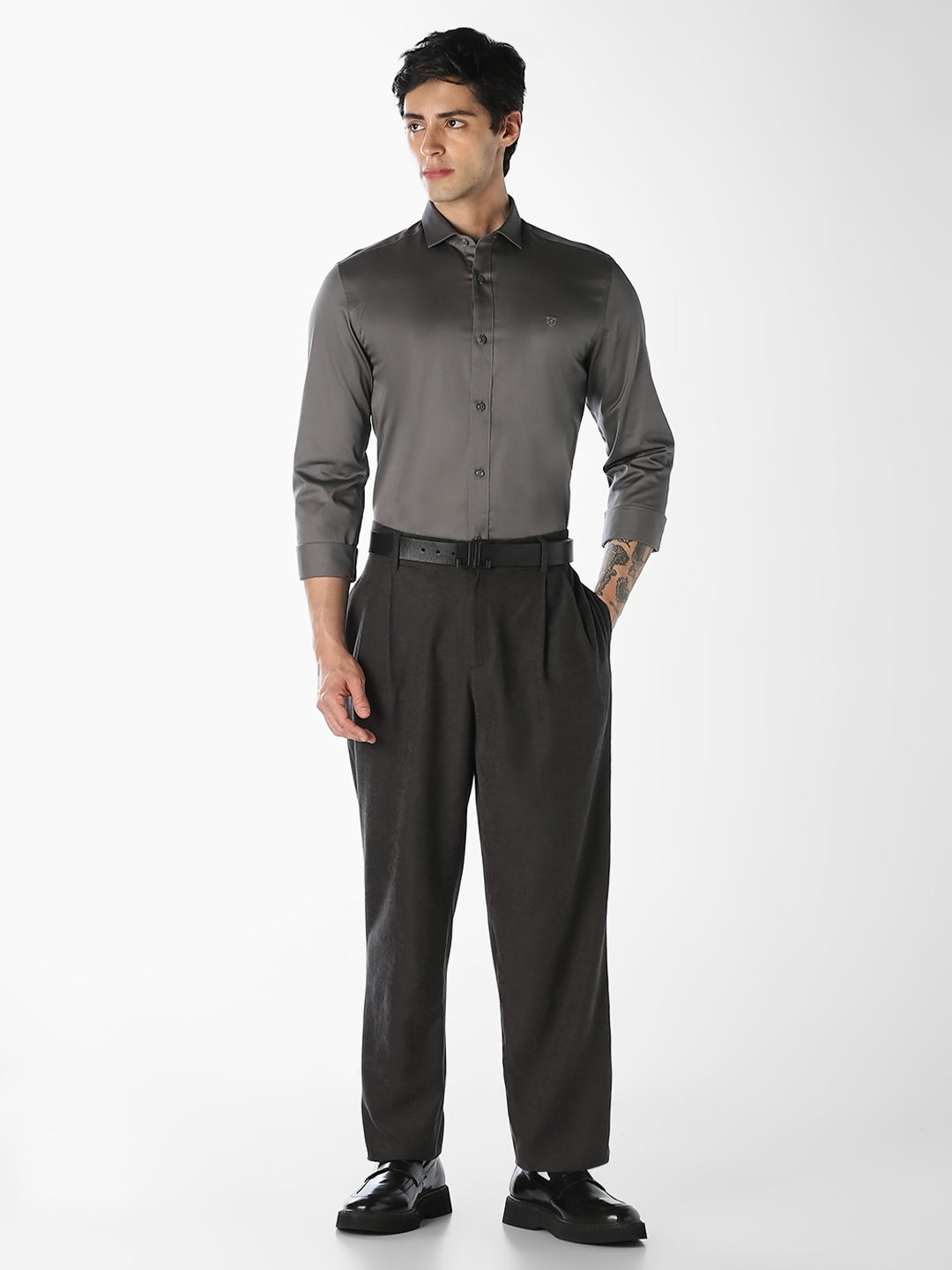 Cotton Twill Slim Fit Formal Shirt
