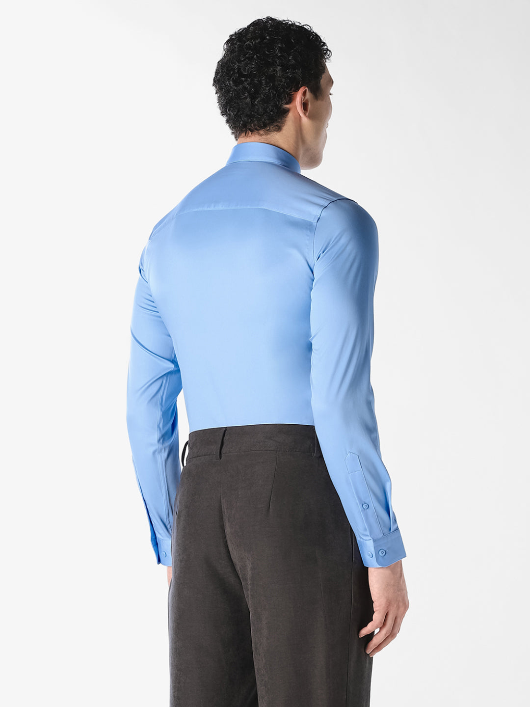 Blue Slim Fit Formal Shirt