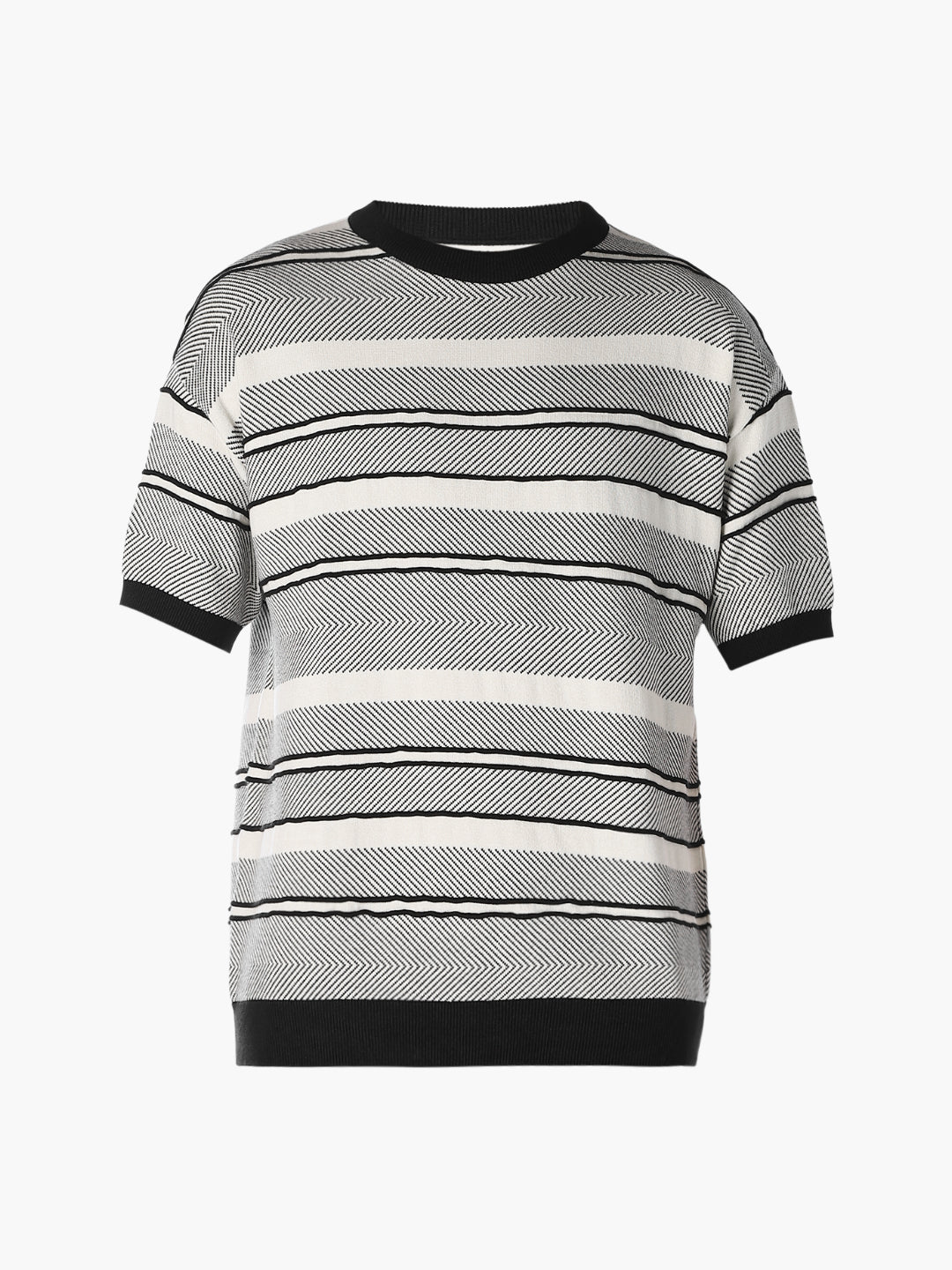 Striped Crew Neck Pullover
