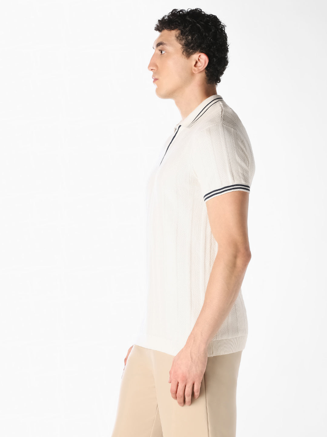 Knitted Cotton Polo