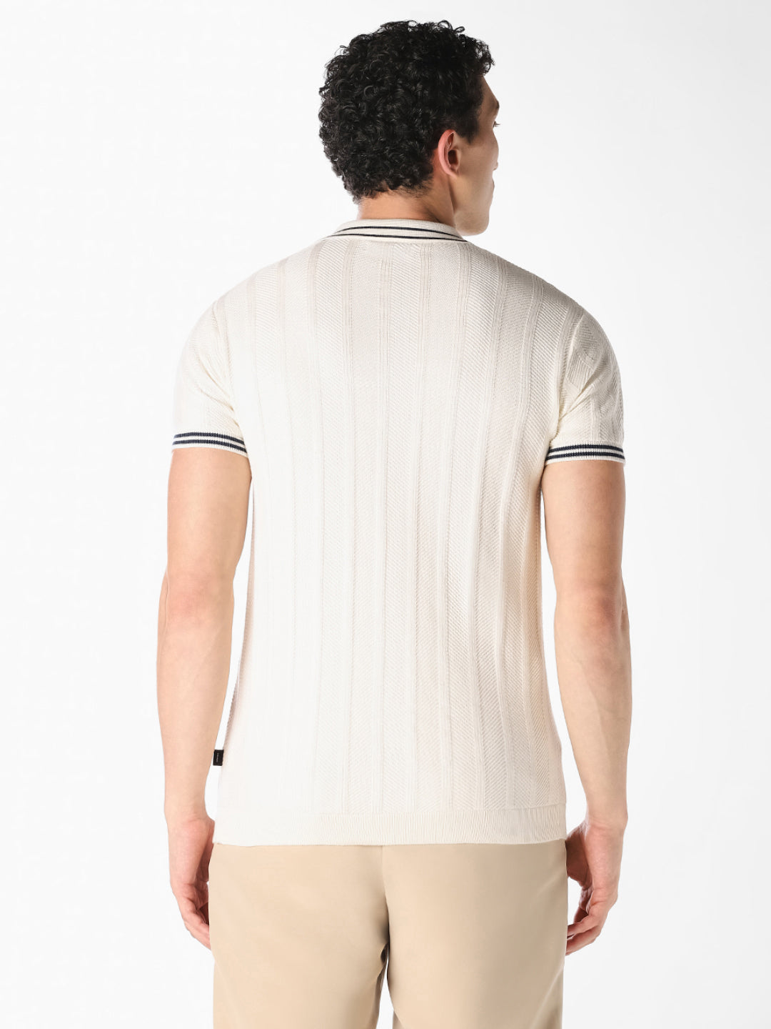 Knitted Cotton Polo