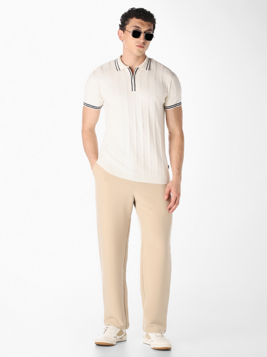 Knitted Cotton Polo