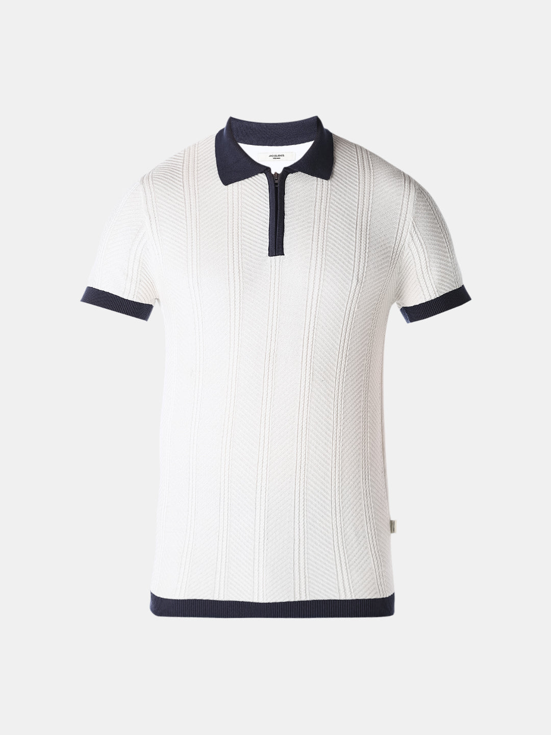 Contrast Tipping Knitted Polo