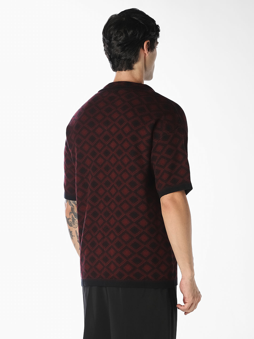 Printed Cotton Knitted Polo
