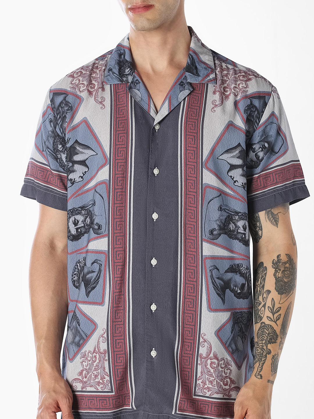 Artwork Print Resort Shirt