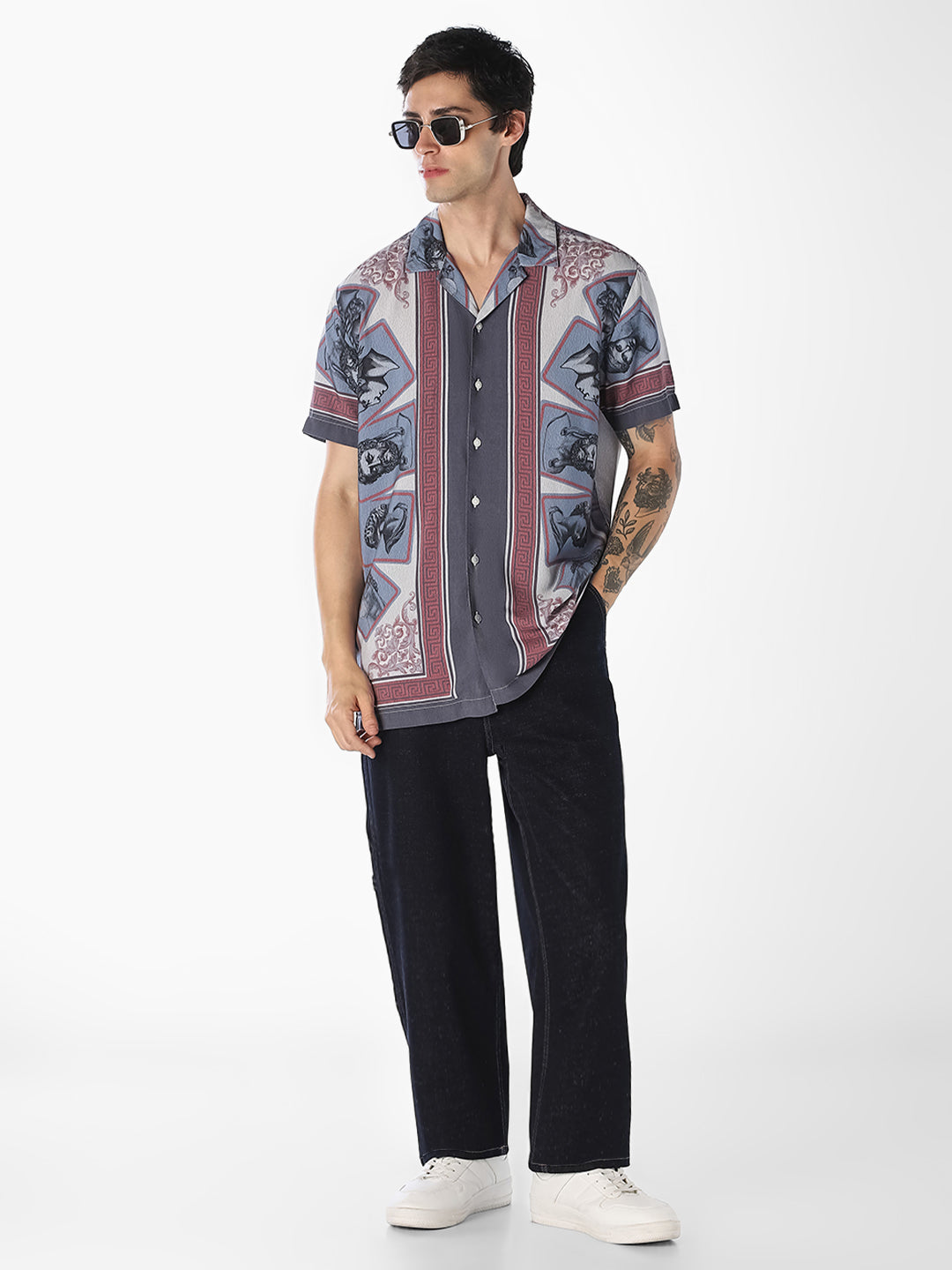 Artwork Print Resort Shirt