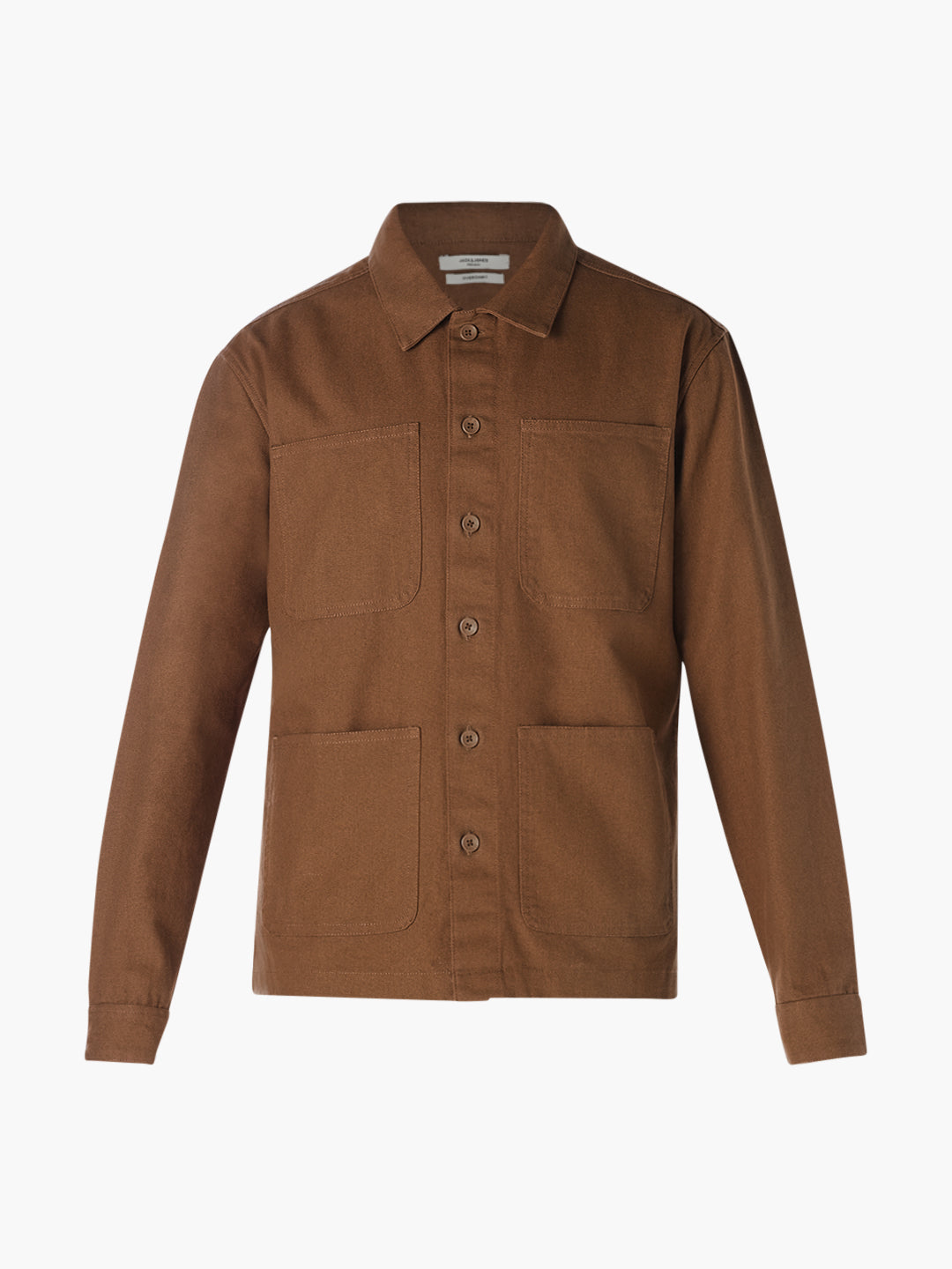 Brown Cotton Overshirt