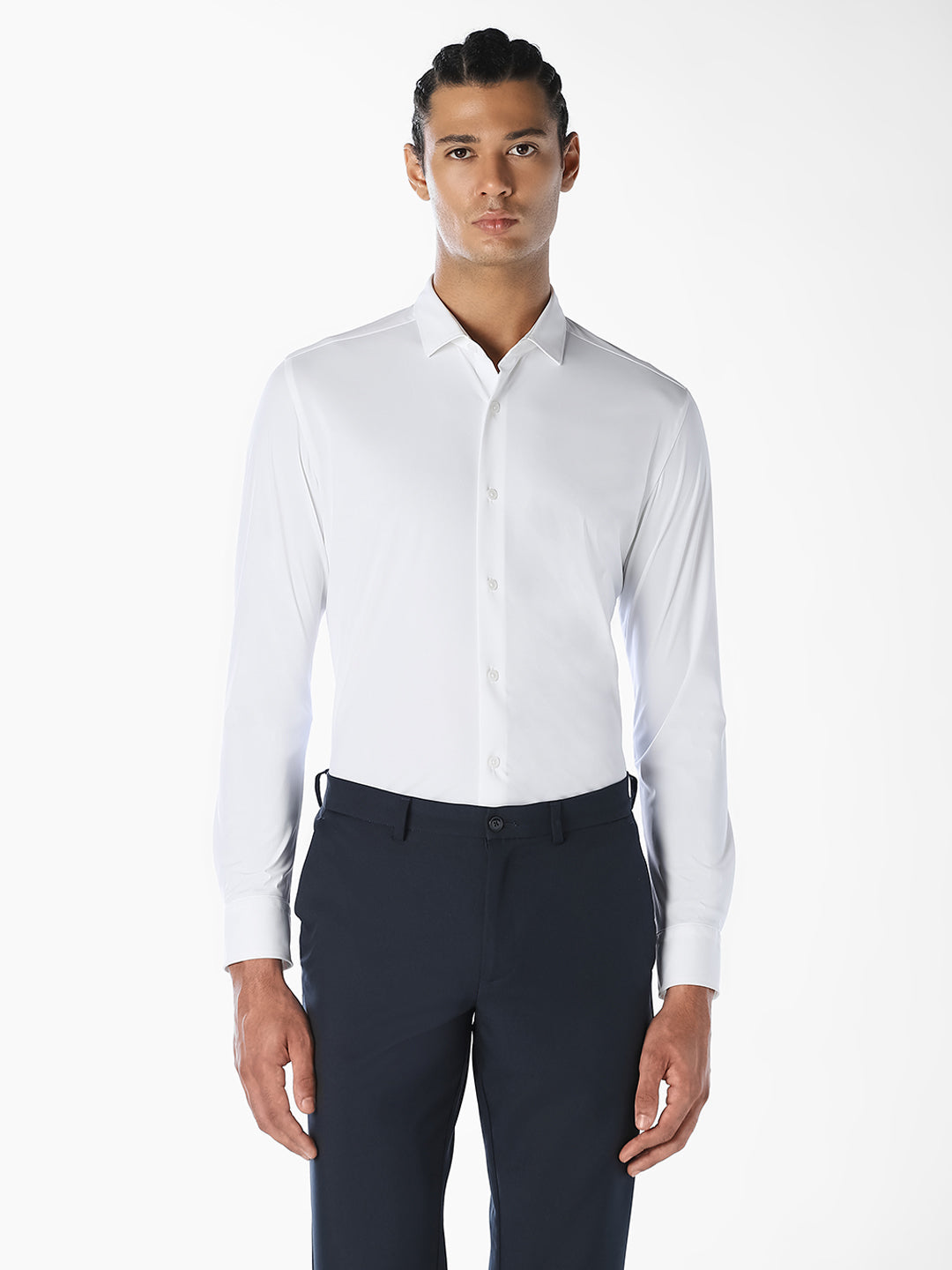 White Formal Regular Fit Shirt
