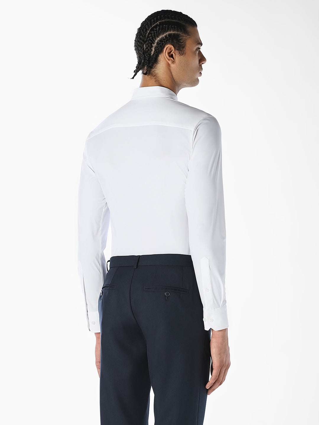 White Formal Regular Fit Shirt