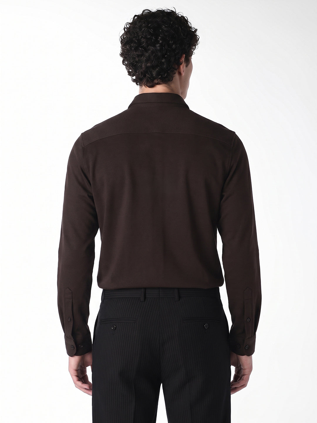 Dark Brown Formal Shirt