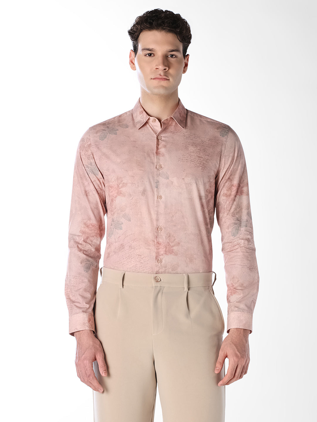 Floral Cotton Full Sleeves Shirt