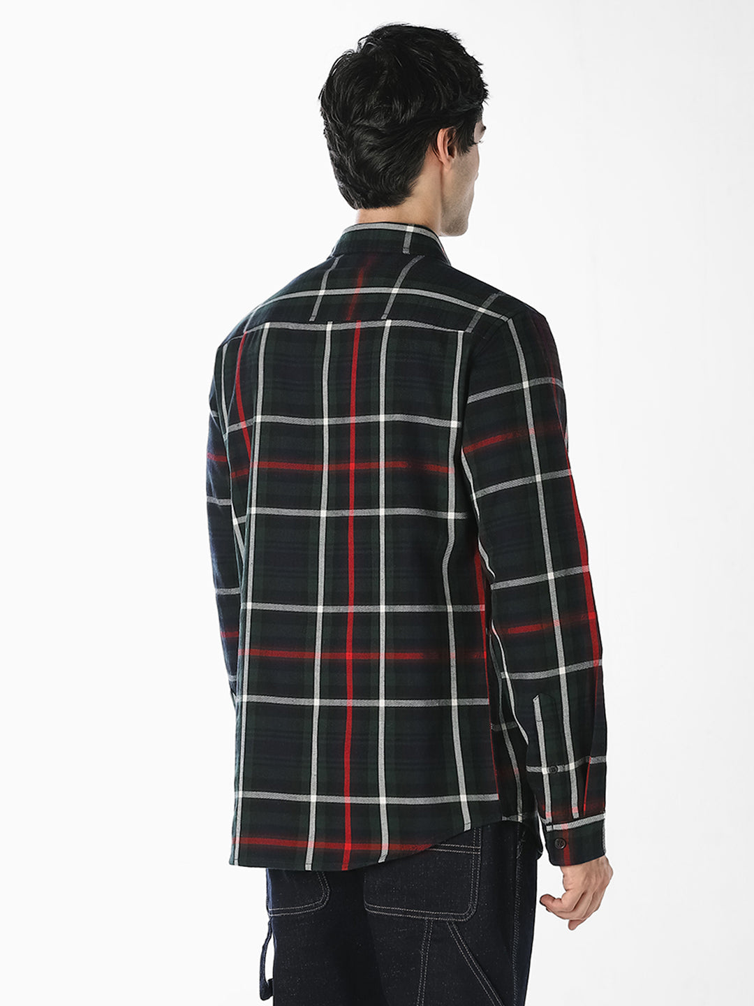 Check Cotton Full Sleeves Shirt