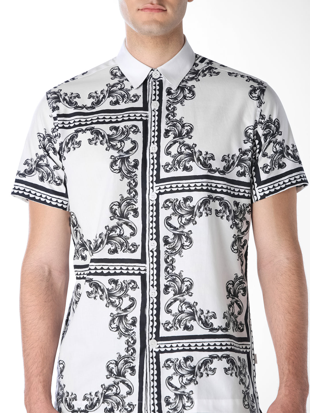 White Printed Shirt