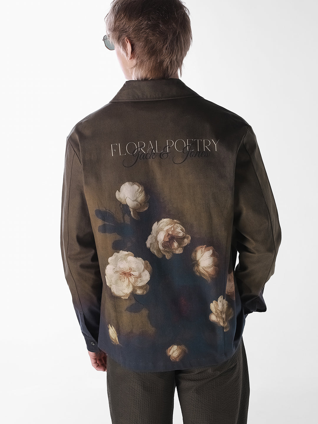 Utility Cotton Blend Overshirt
