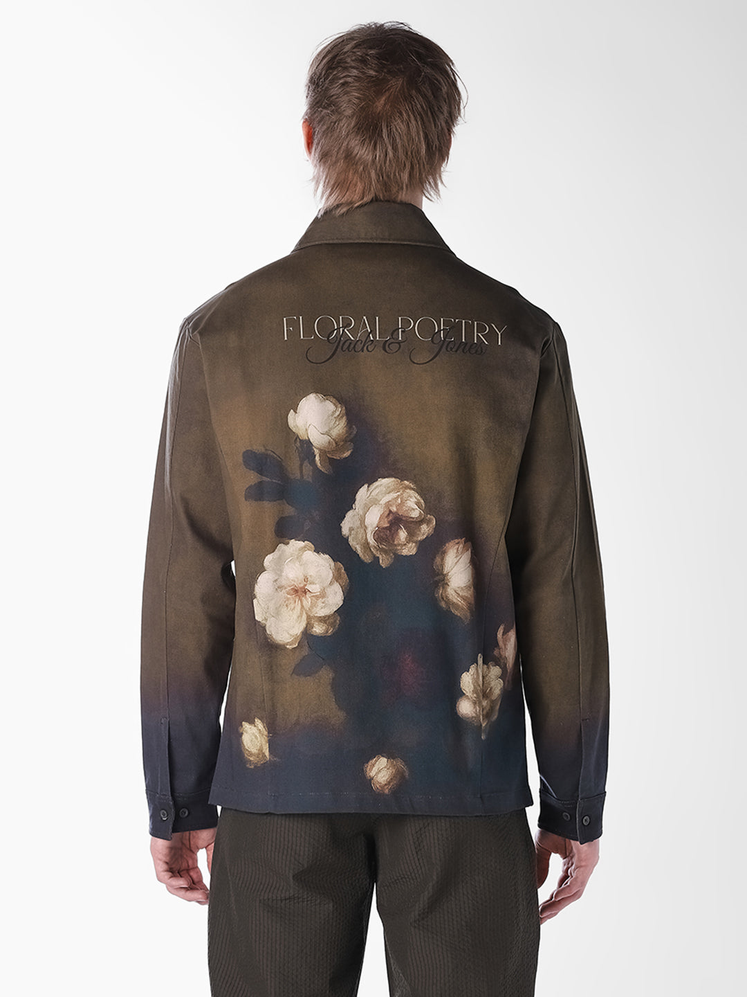 Utility Cotton Blend Overshirt
