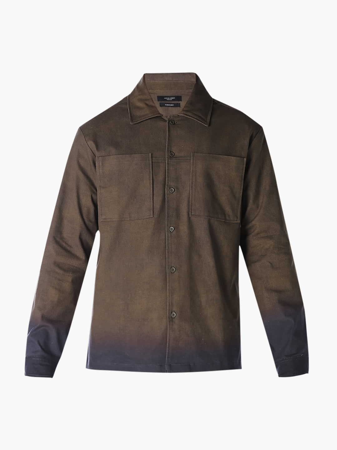 Utility Cotton Blend Overshirt