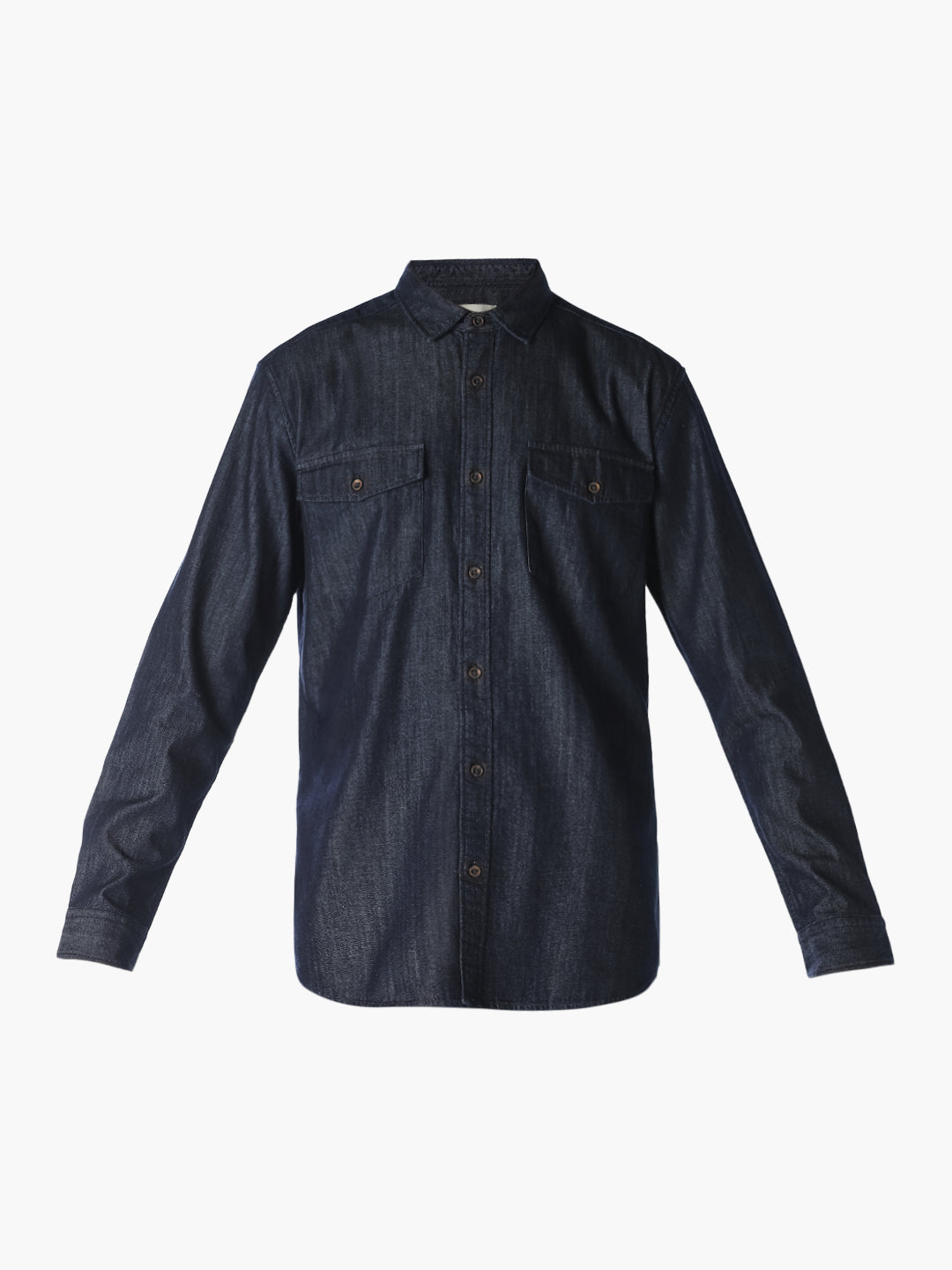 Dark Blue Denim Shirt