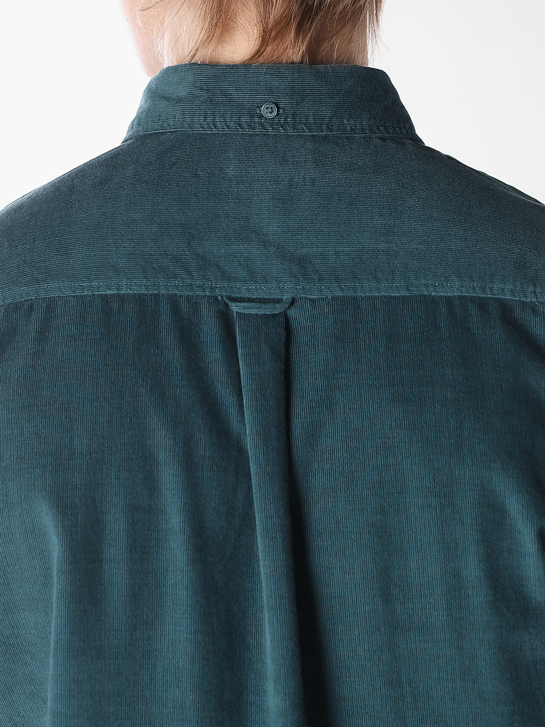 Teal Blue Cotton Shirt