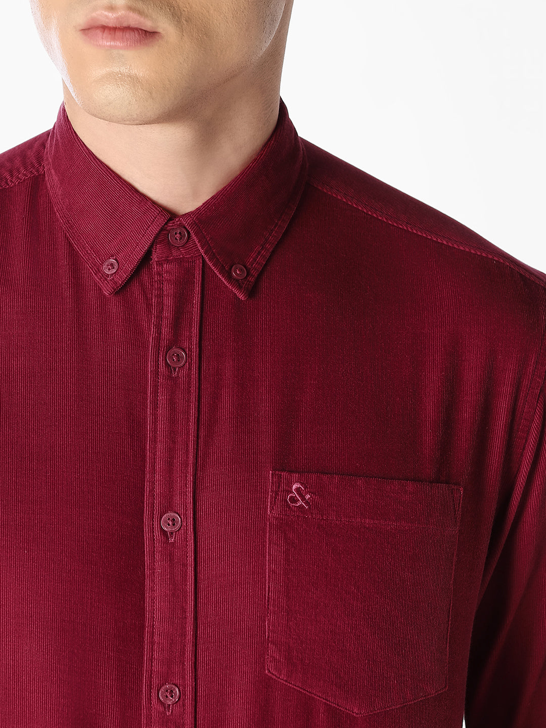 Red Regular Fit Shirt
