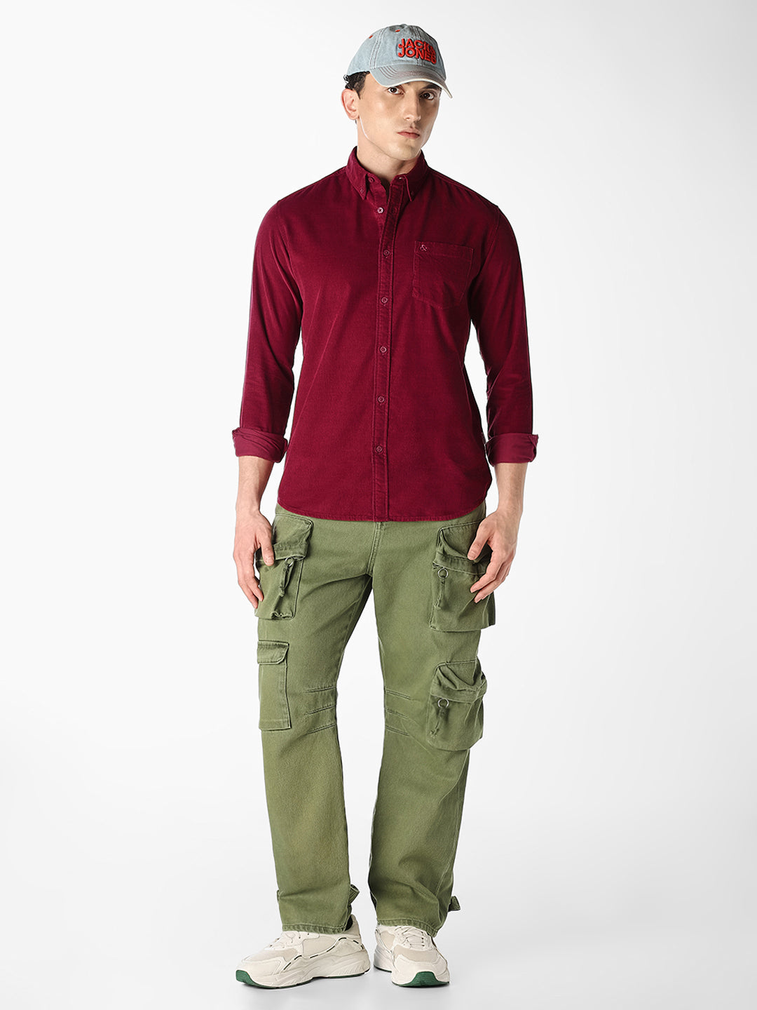 Red Regular Fit Shirt
