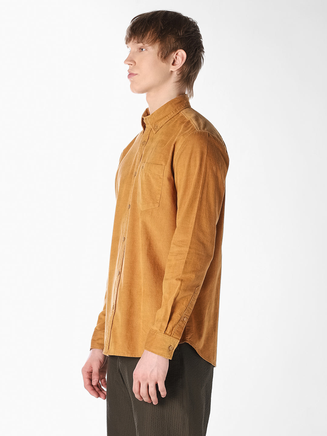 Brown Cotton Shirt