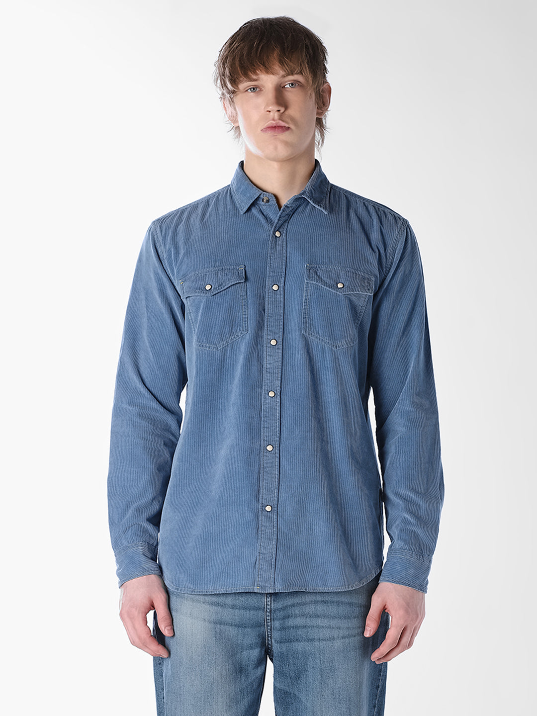 Blue Denim Oversized Shirt