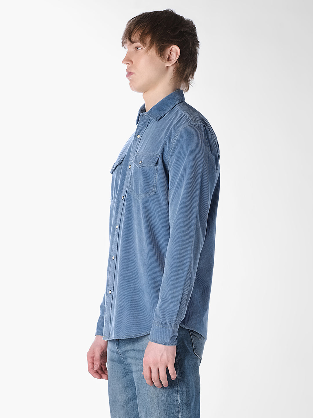 Blue Denim Oversized Shirt