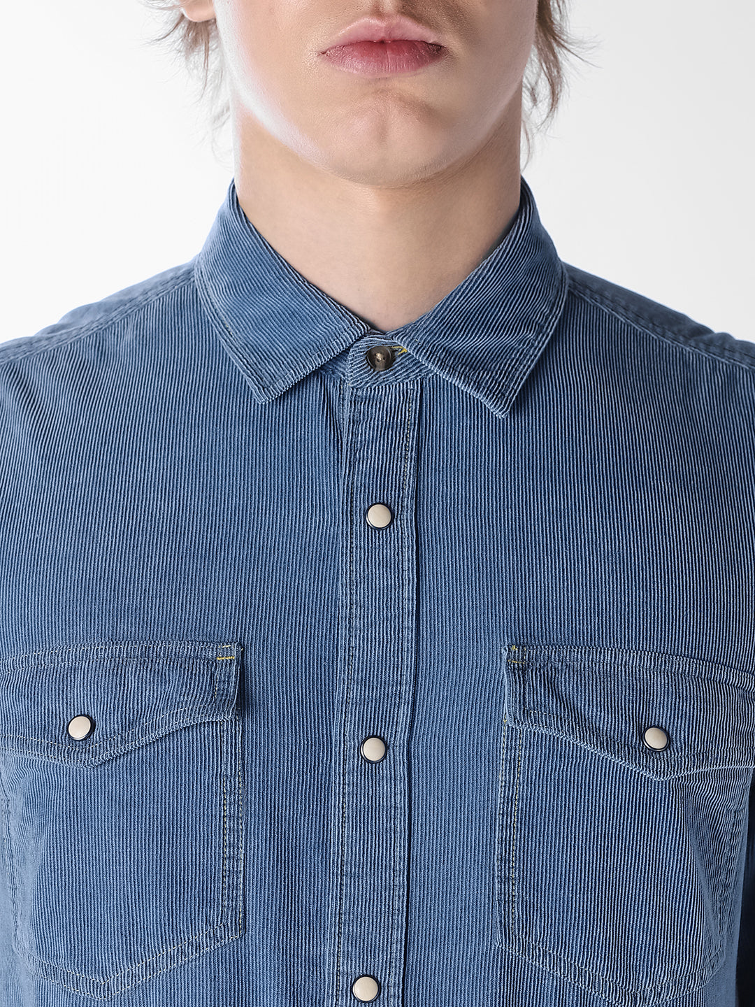 Blue Denim Oversized Shirt