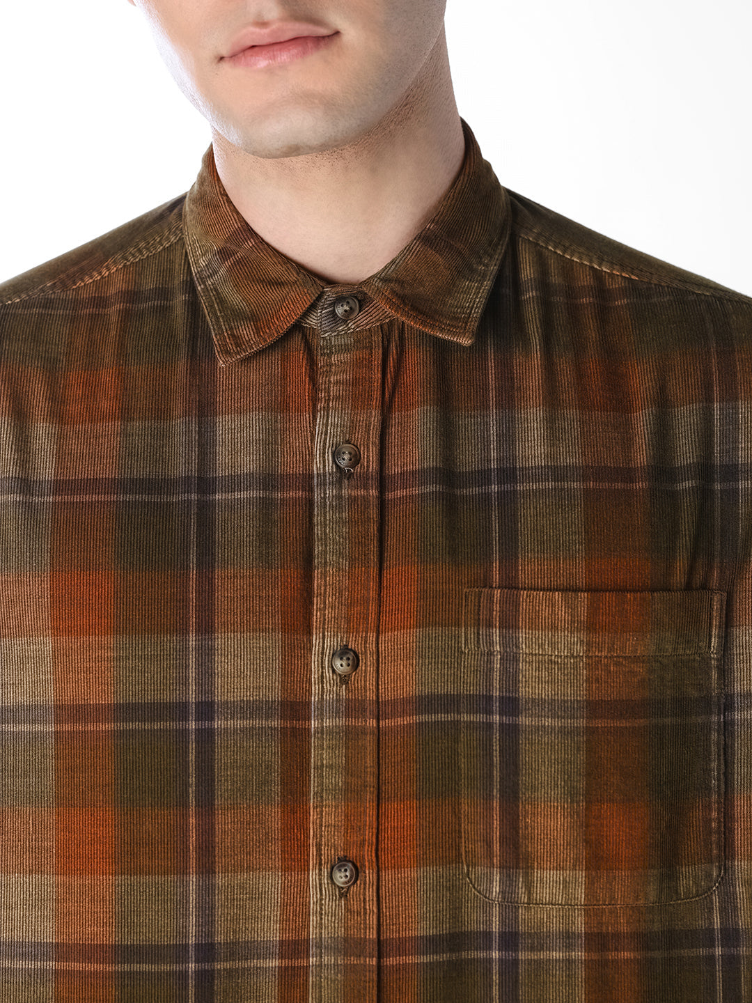 Check Cotton Full Sleeves Shirt