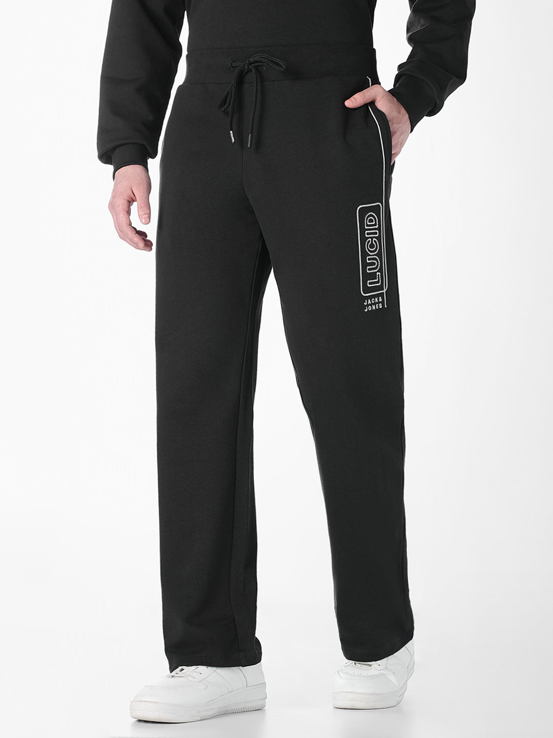 Black Cotton Sweatpants