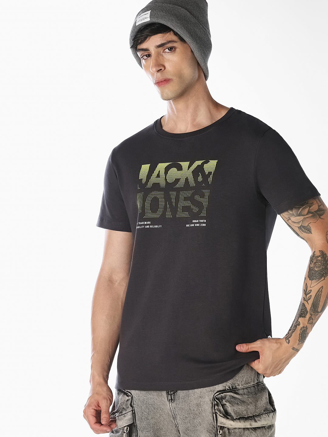Black Logo Print T-Shirt