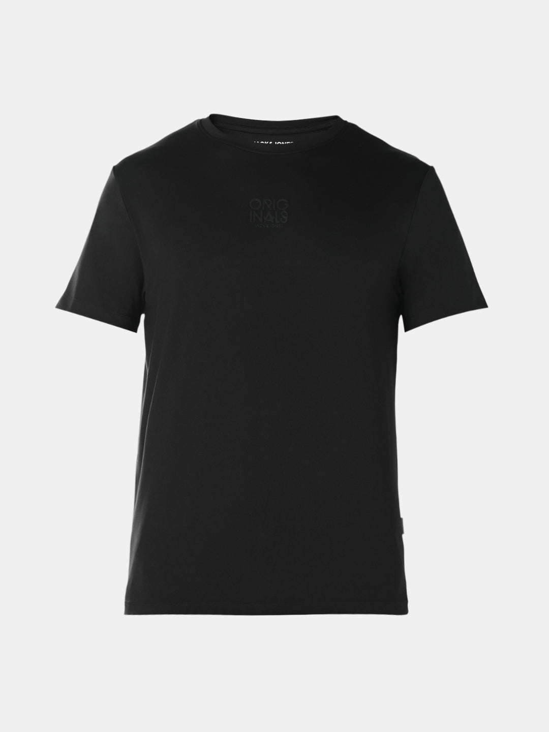 Black Tonal Logo Print T-shirt