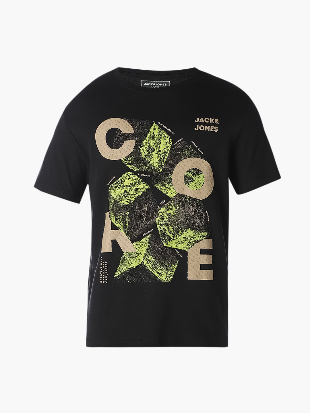 Black Graphic Print T-Shirt