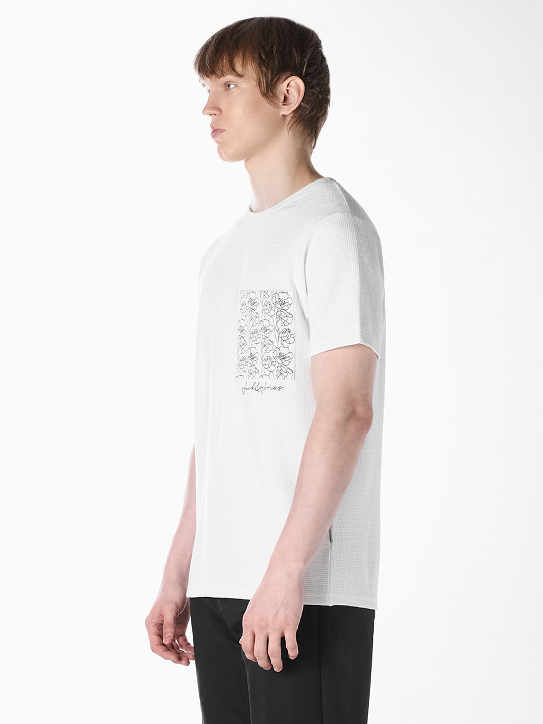 White Embroidered T-shirt