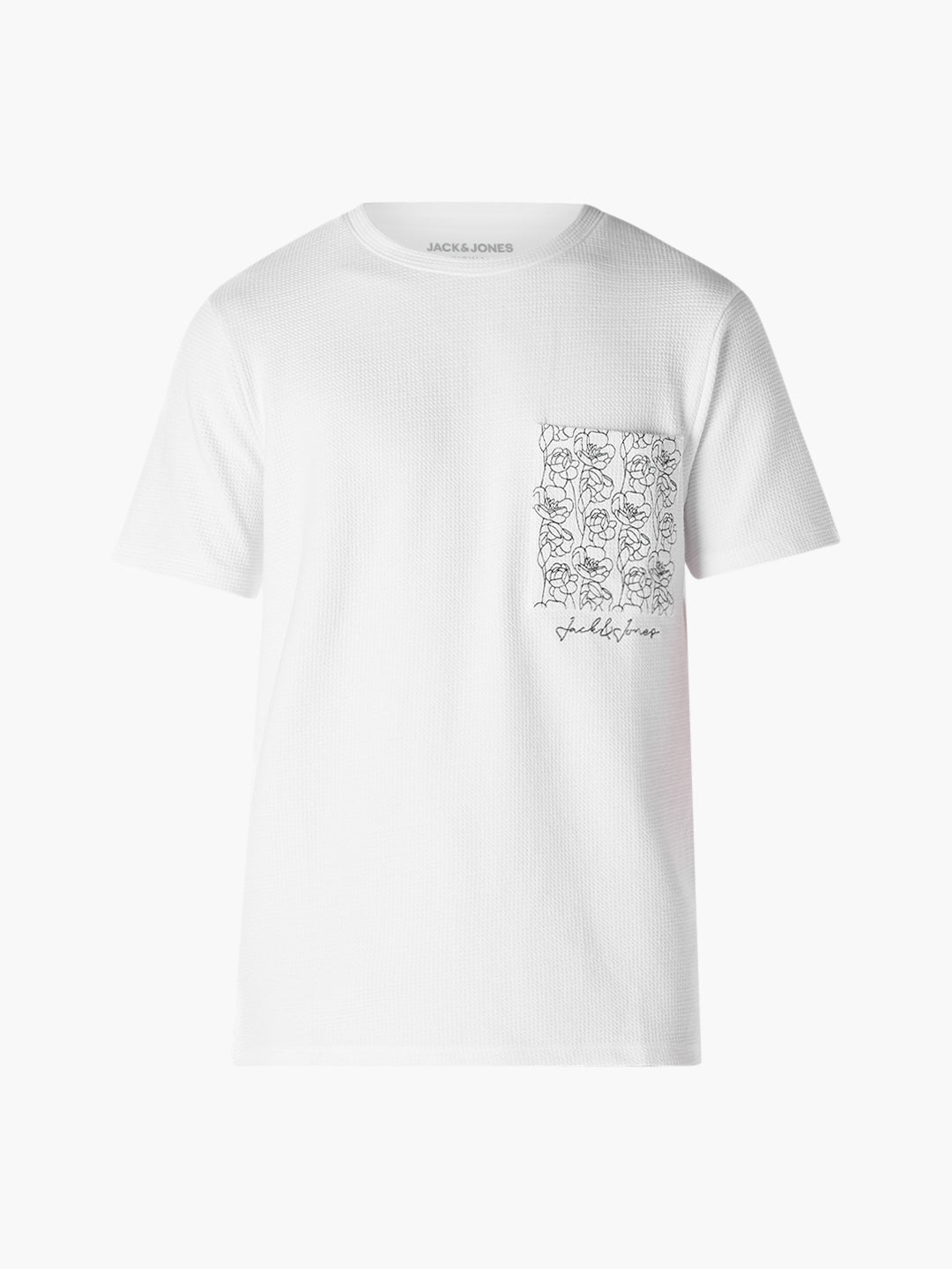 White Embroidered T-shirt