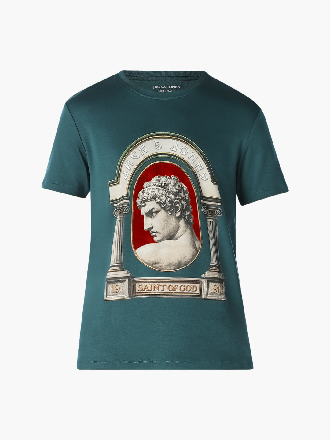 Turquoise Graphic Print T-Shirt