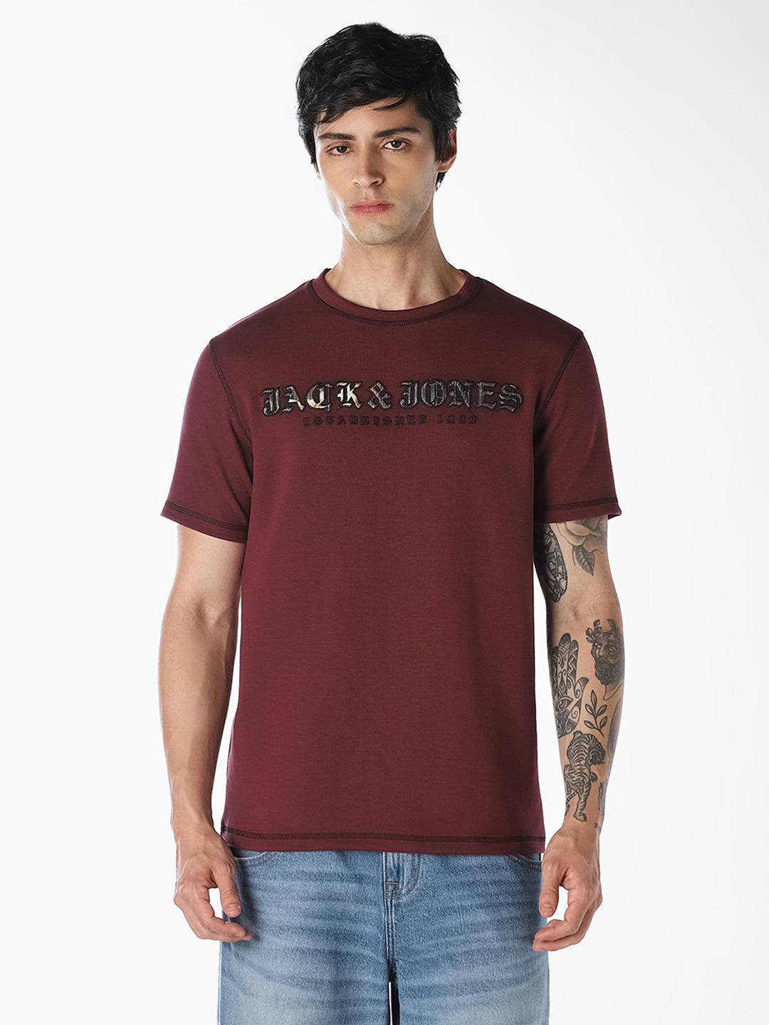 Graphic Print Cotton T-Shirt