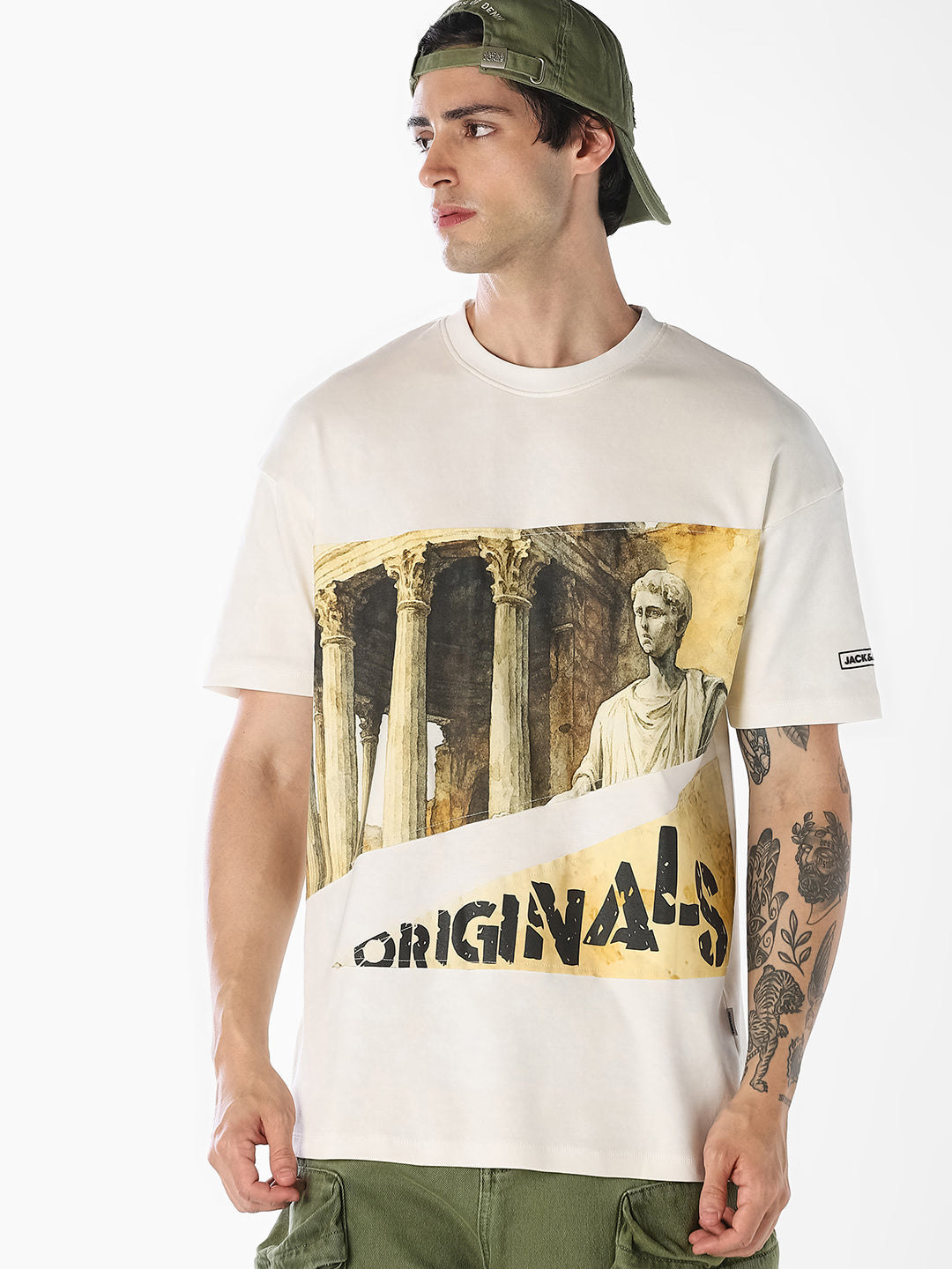 Printed Cotton Oversized T-shirt
