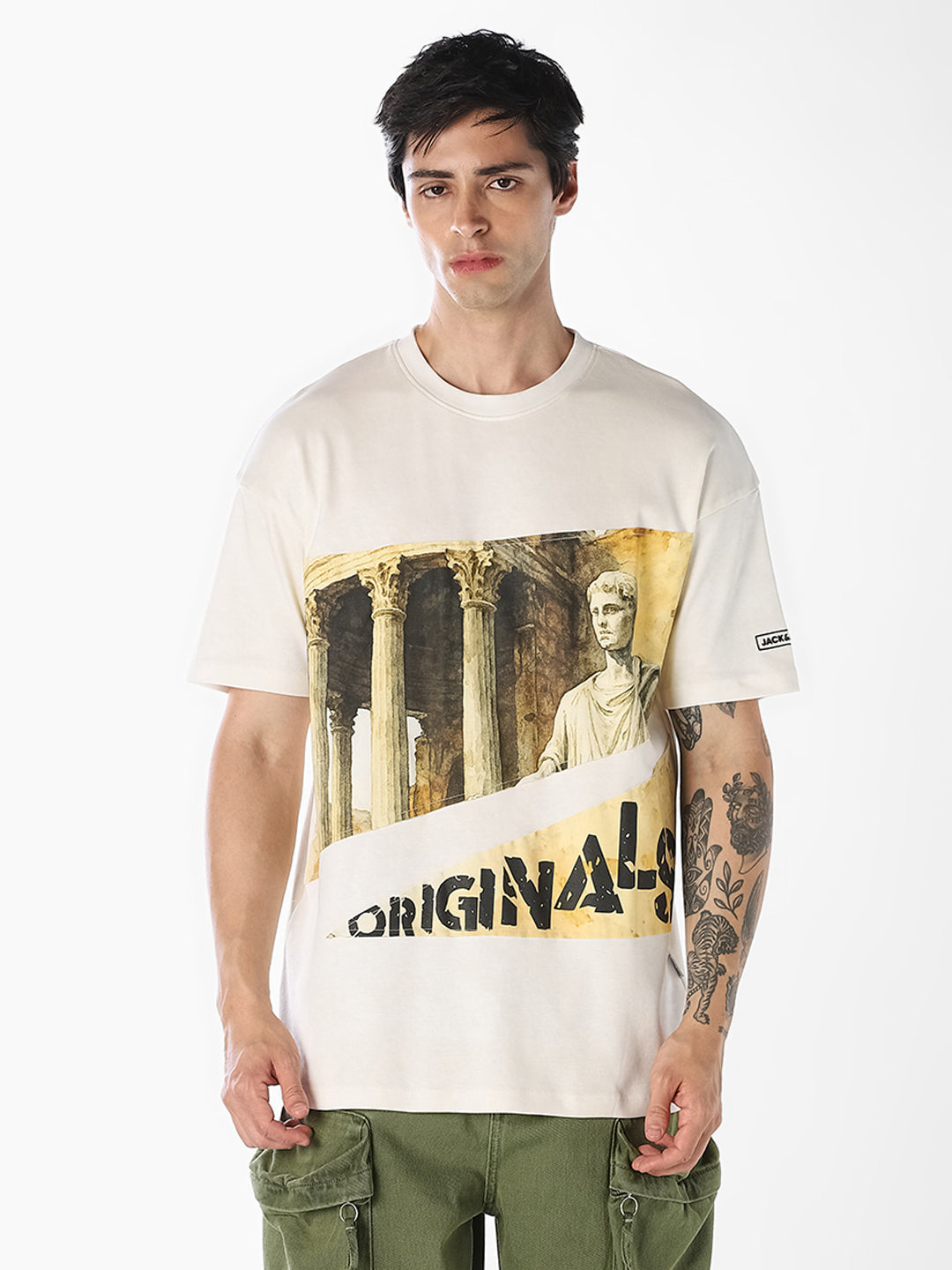 Printed Cotton Oversized T-shirt