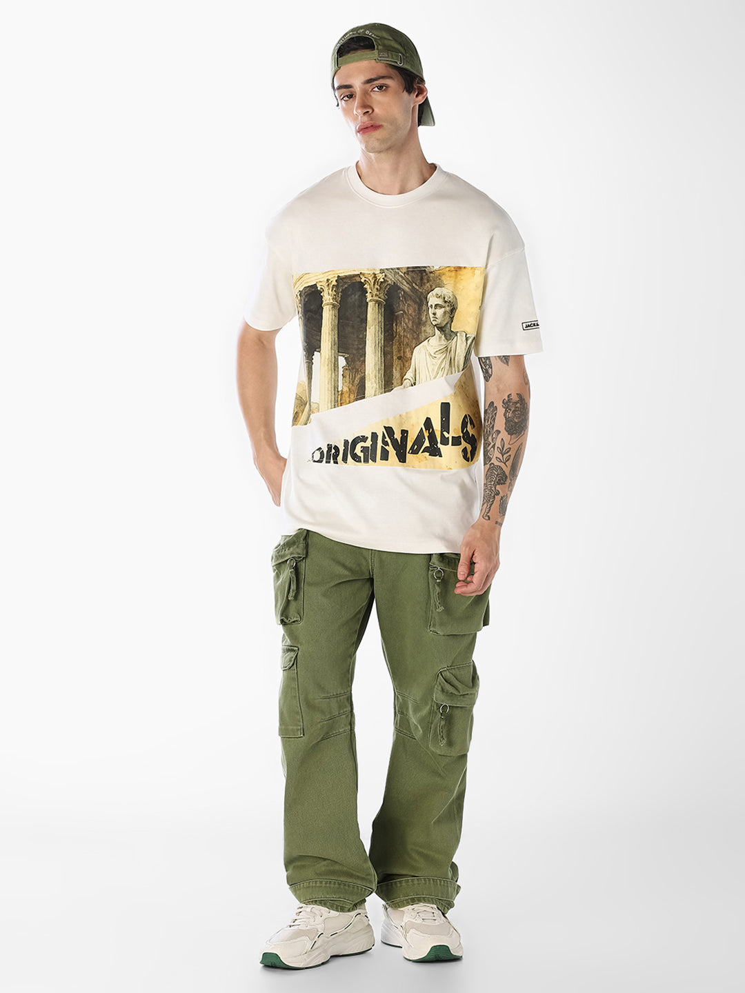 Printed Cotton Oversized T-shirt