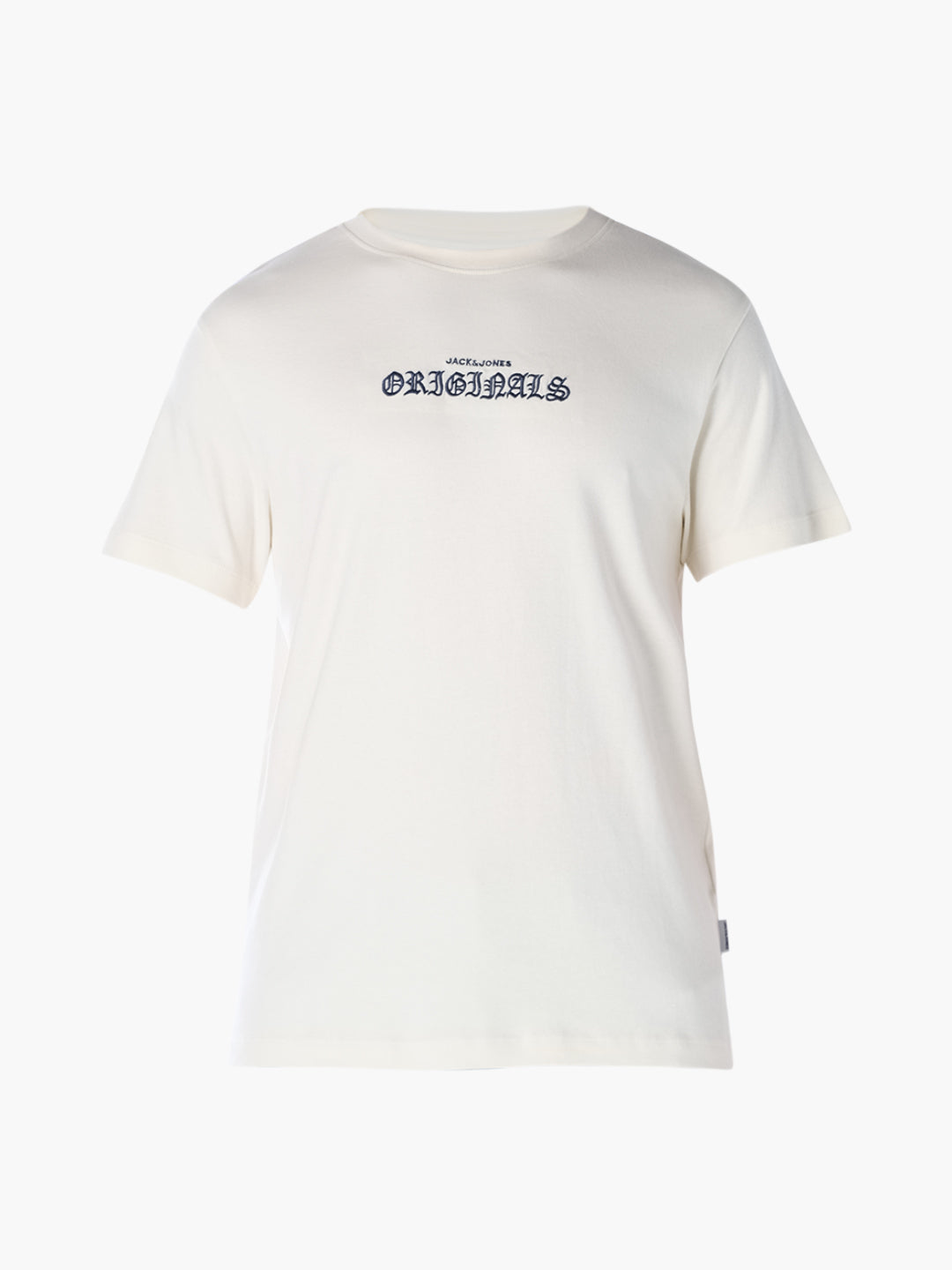 White Printed Cotton T-shirt