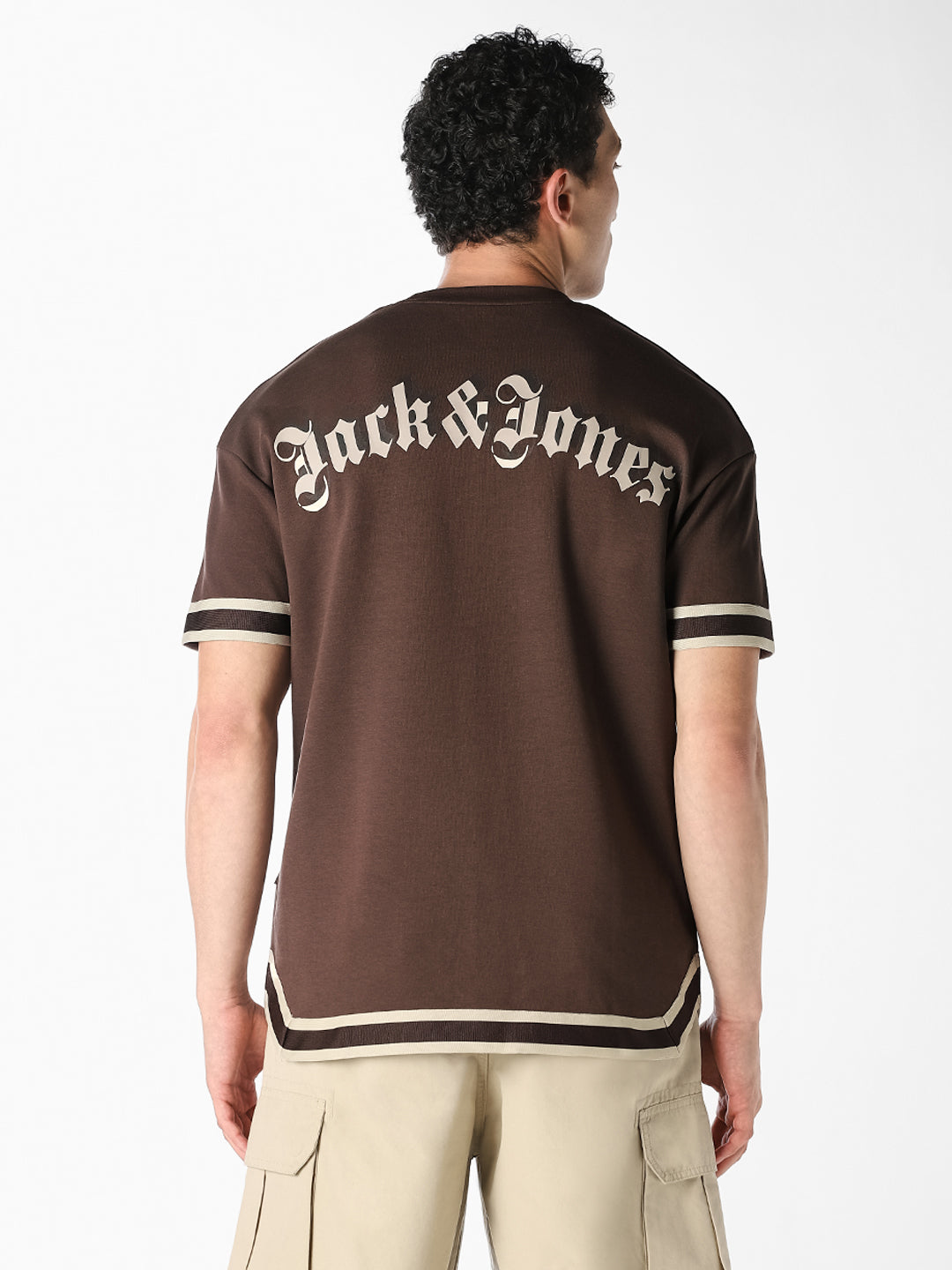 Brown Oversized Graphic T-Shirt