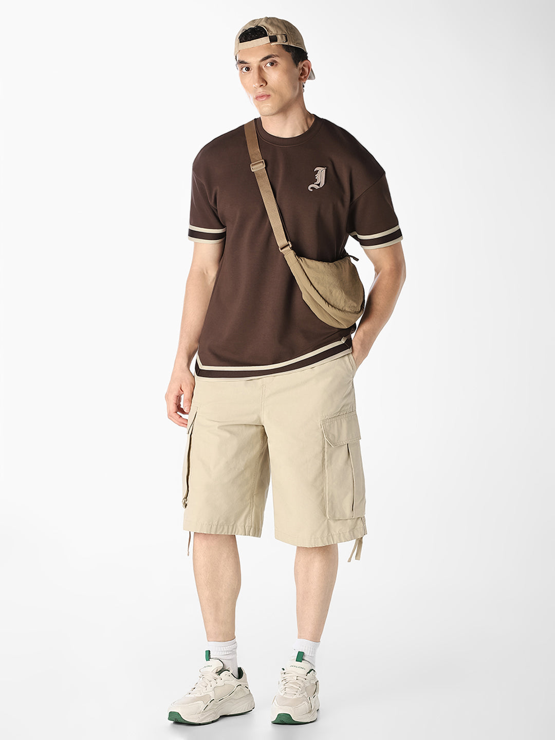 Brown Oversized Graphic T-Shirt