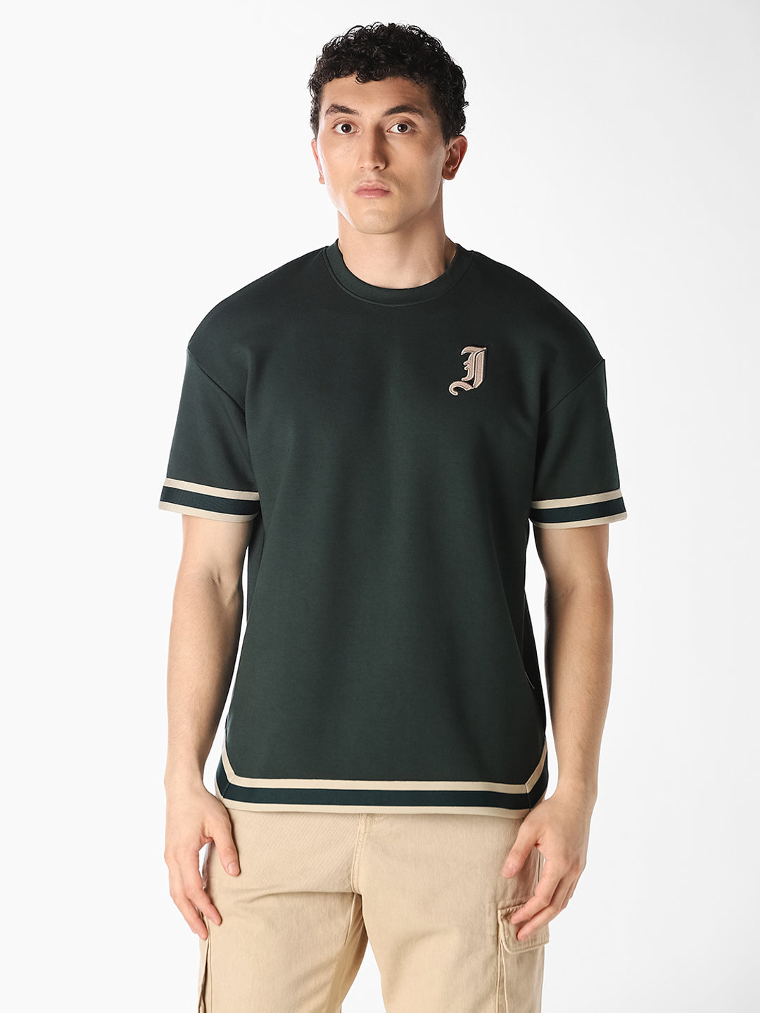 Green Oversized Graphic T-Shirt