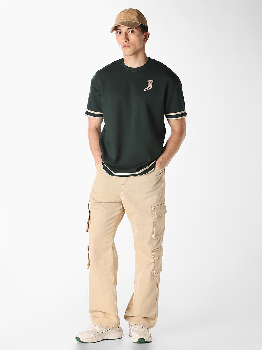 Green Oversized Graphic T-Shirt