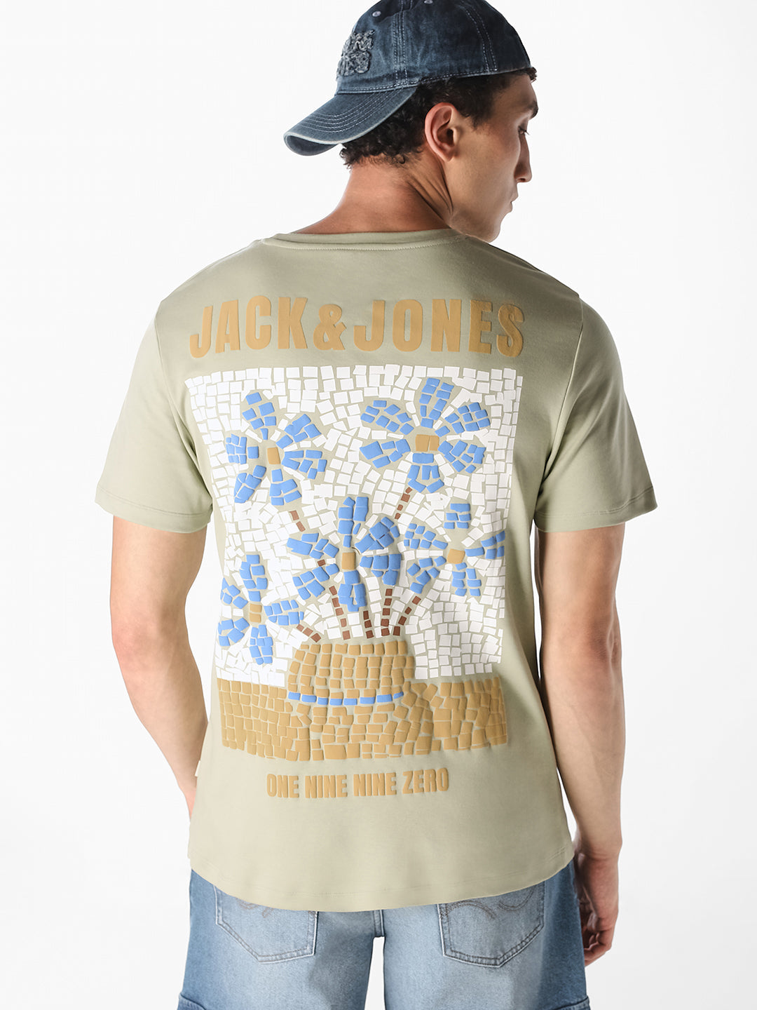 Green Graphic Print T-shirt
