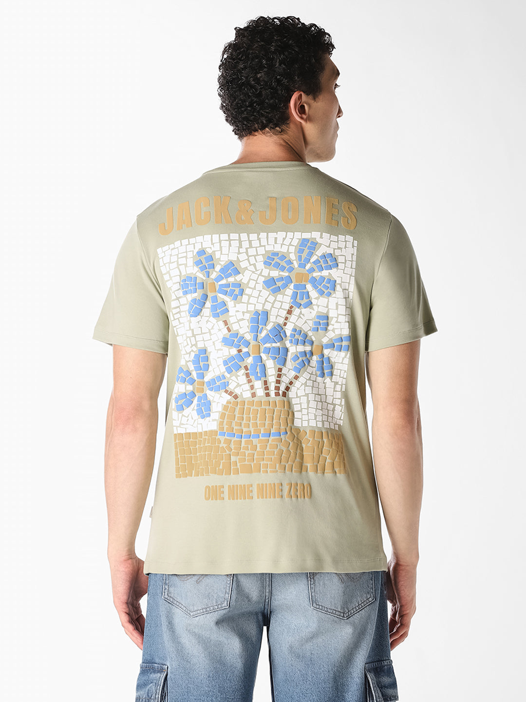 Green Graphic Print T-shirt